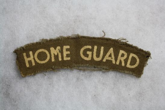Home Guard Printed Shoulder Title