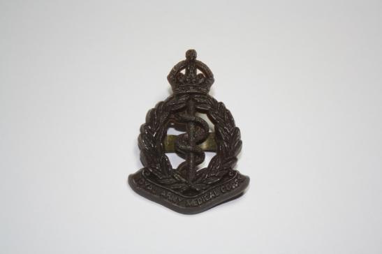 Royal Army Medical Corps WW2 Economy Plastic Cap Badge