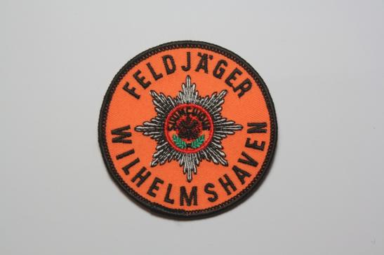 Feldjager German Military Police  Wilhelmshaven patch