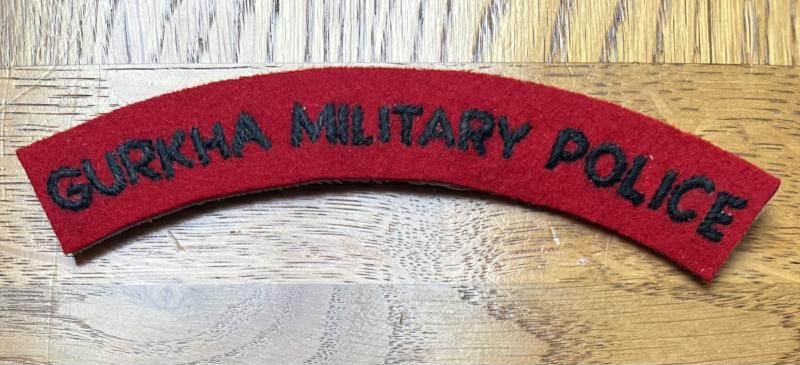 Gurkha Military Police Shoulder Title
