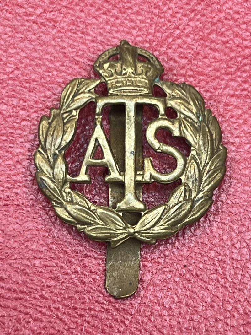 Auxiliary Territorial Service, ATS Brass Cap Badge