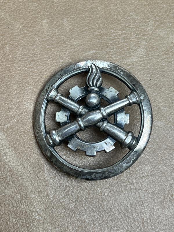 France French Logistics & Supply Beret Badge Used