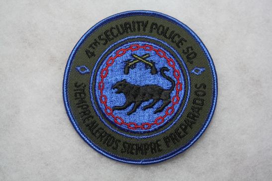 4th Security Police Squadron Patch