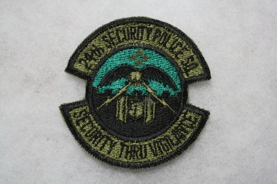 24th Security Police Squadron Patch