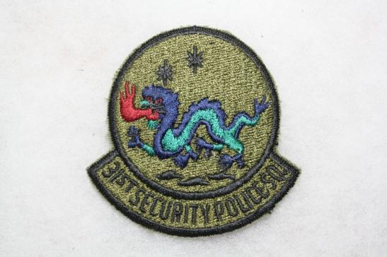 31st Security Police Squadron Patch