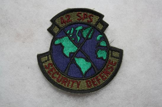 42nd Security Police Squadron Patchnd 
