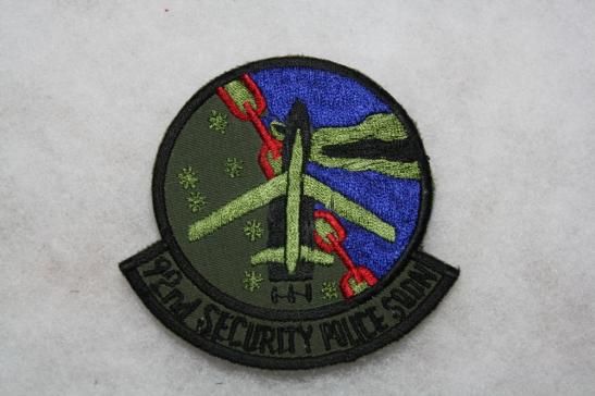 92nd Security Police Squadron Patch