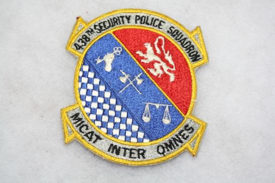 438th Security Police Squadron Patch