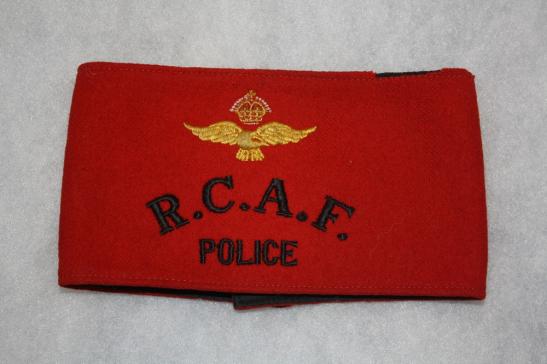 Royal Canadian Airforce Police Kings Crown Armband