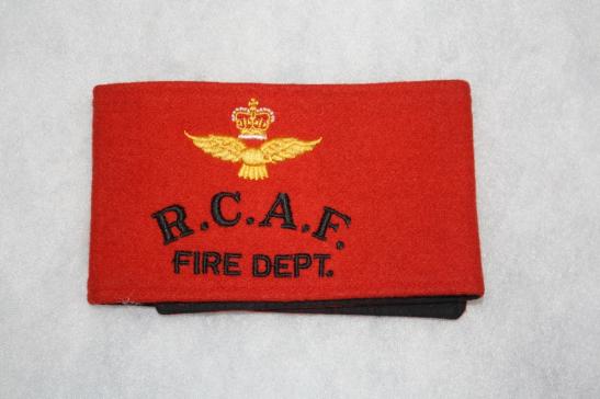 Royal Canadian Air force Fire Dept Armband