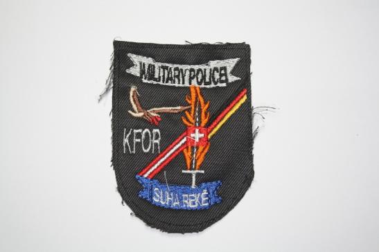 Feldjager German Military Police KFOR Suhareke patch