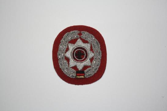 Feldjager German Military Police Bullion Wire Officers cap badge