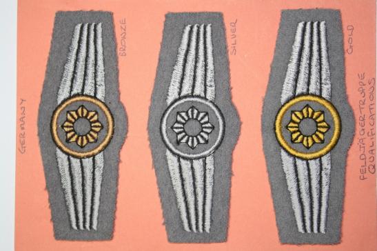 Feldjager German Military Police Service insignia set of 3