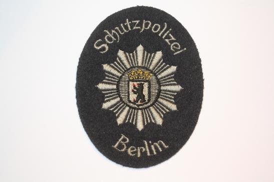 Schutzpolizei Berlin patch