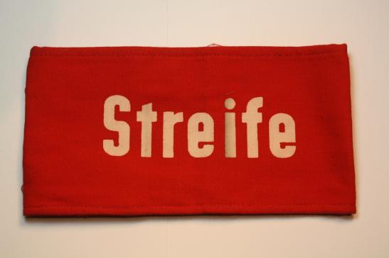 East German GDR Armband Streife (Patrol)