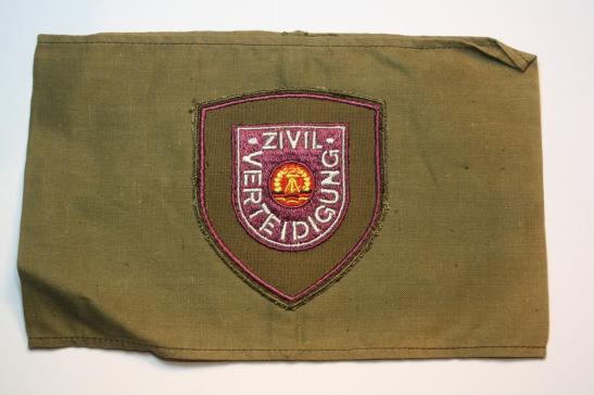 East German GDR Armband Zivil Verteidigung (Civil Defense)