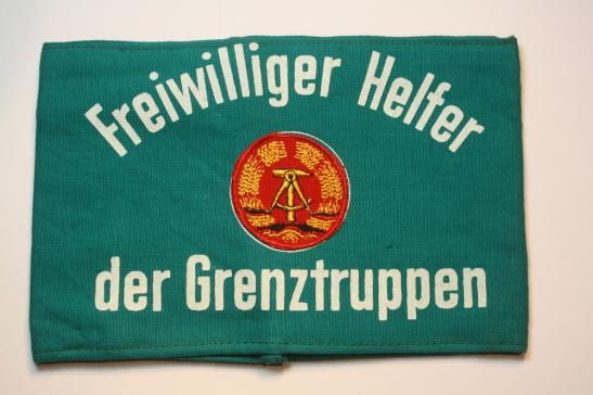 East German GDR Armband Freiwilliger Der Grenztruppen