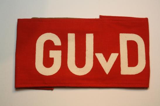East German GDR Armband GUvD (Assistant to the Orderly Corporal)