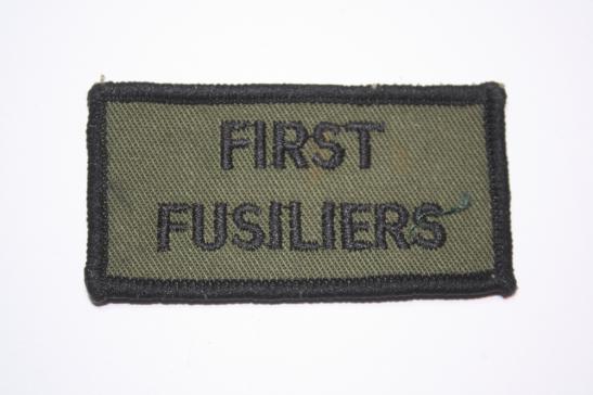 TRF First Fusilers 1RRF