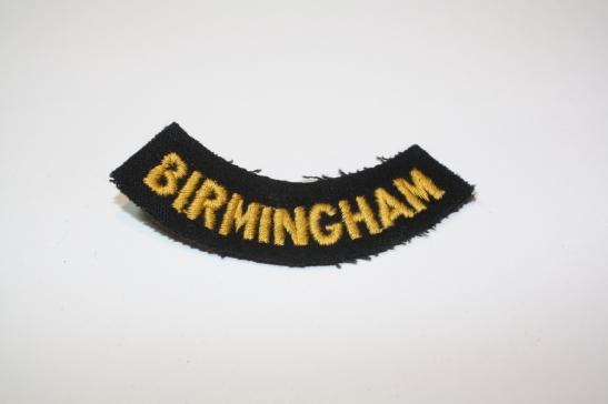 Civil Defence Corps  Birmingham