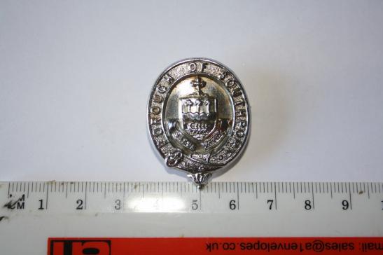 Brough of Southport Police Collar Badge