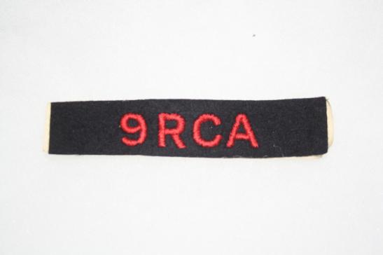 Canada 9 RCA Shoulder Title