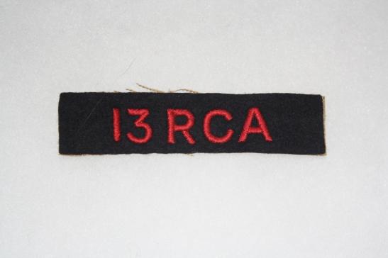 Canada 13 RCA Shoulder Title