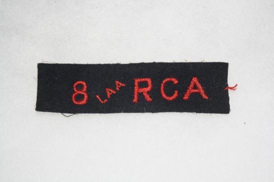 Canada 8 LAA RCA Shoulder Title