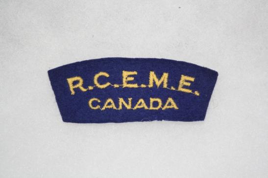 Canada R.C.E.M.E Shoulder Title