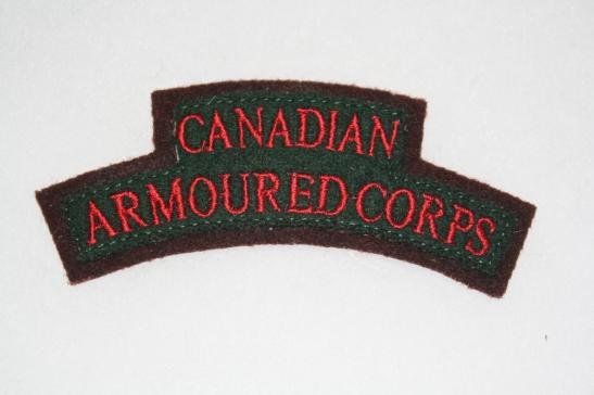 Royal Canadian Armoured Corps Shoulder Title