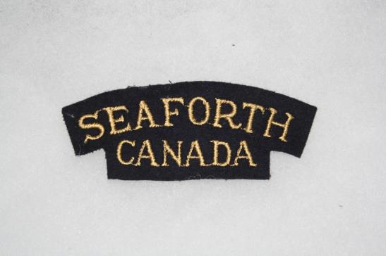 Seaforth Canada Shoulder Title