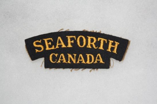 Seaforth Canada Shoulder Title