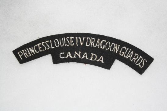 Princess Louise IV Dragoon Guards Canada Shoulder Title