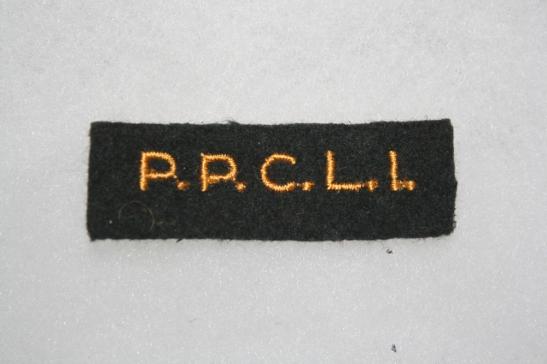 Princess Patricia's Canadian Light Infantry shoulder Titles