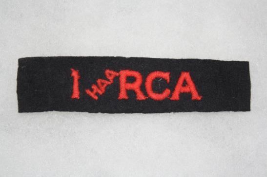 1 HAA RCA Shoulder Title