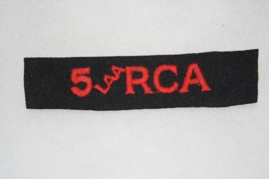 5 LAA RCA Shoulder Title