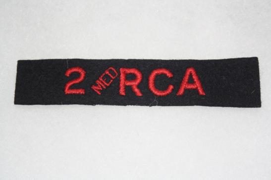 2 MED RCA Shoulder Title