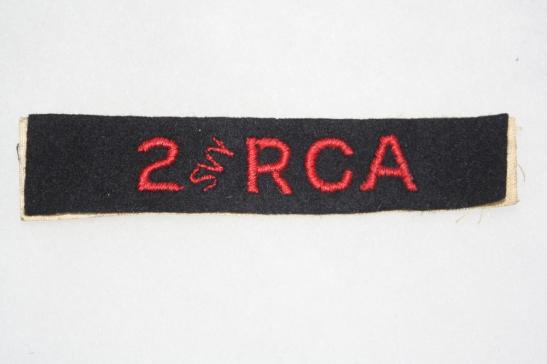 2 SVY RCA Shoulder Title
