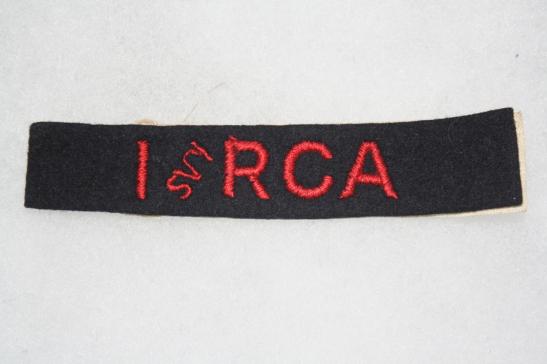 1 SVY RCA Shoulder Title