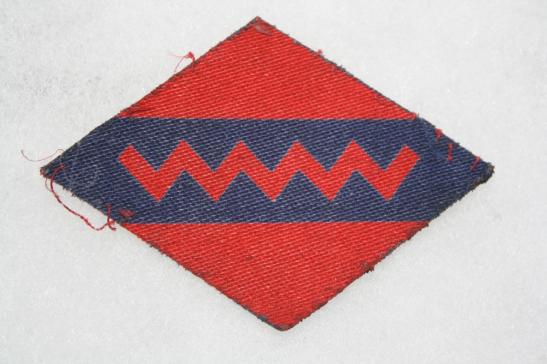 1st Canadian army Royal Canadian Artillery Printed Formation Sign