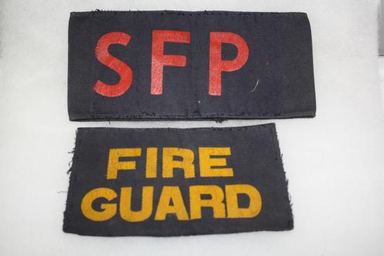Street Fire Party Armband/Fire Guard WW2