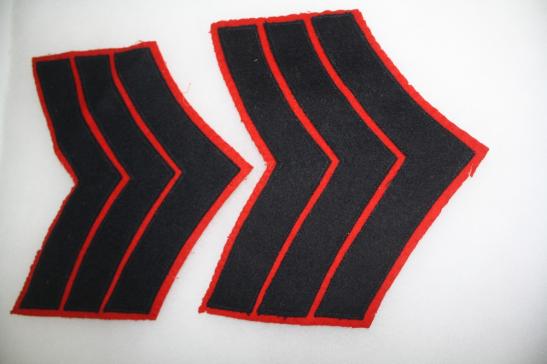 Guards Greatcoat  Lance Sergeant Chevrons pairs