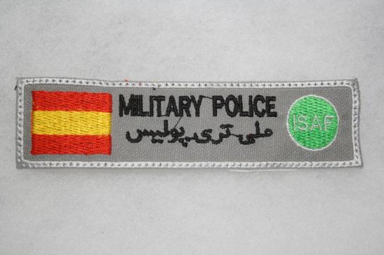 Spain Policia Militar (Military Police)  ISAF Chest Patch