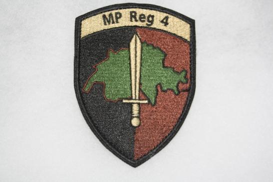 Switzerland, MP Reg 4 Subduded Patch Military Police