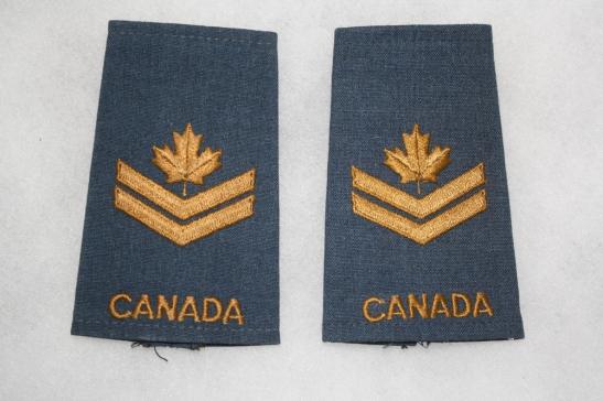 Master Corporal Royal Candian Airforce Female Rank Slides Pair