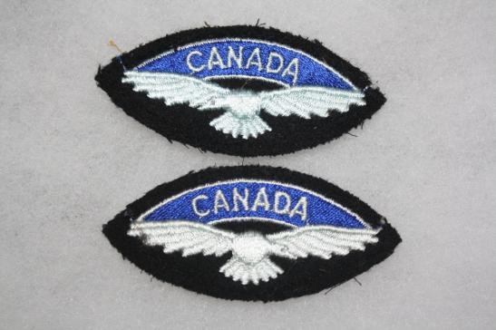 Royal Canadian Airforce Shoulder Flashes