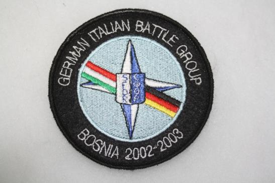 German Italian Battle Force patch Bosnia 2002-2003 SFOR