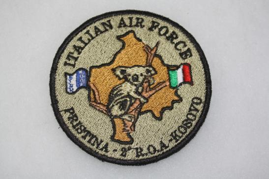 Italian Air Force Pristina 2 ROA Kosovo Patch