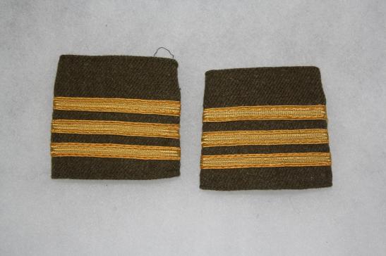 Canadian Cadet  Rank Slides pair