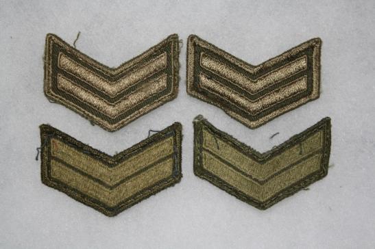 Canadian Army Combat Corporal Chevrons Pair
